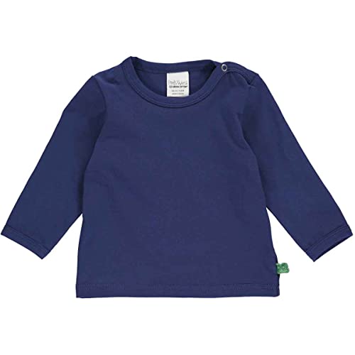 Fred's World by Green Cotton Baby - Jungen Alfa L/S Baby T Shirt, Deep Blue, 80 EU von Fred's World by Green Cotton