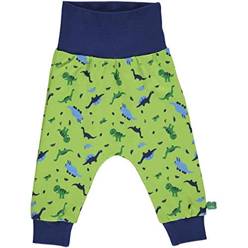 Fred's World by Green Cotton Baby - Jungen Dinosaur Baby Casual Pants, Lime/Happy Blue/Deep Blue/Earth Green, 62 EU von Fred's World by Green Cotton