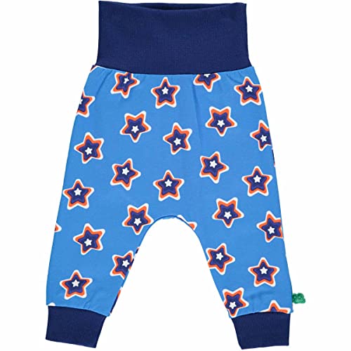 Fred's World by Green Cotton Baby - Jungen Star Baby Casual Pants, Happy Blue/Deep Blue/Energy Blue/Mandarin, 80 EU von Fred's World by Green Cotton