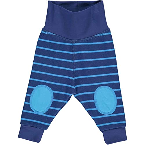 Fred's World by Green Cotton Baby - Jungen Stripe Baby Casual Pants, Deep Blue/Happy Blue, 80 EU von Fred's World by Green Cotton