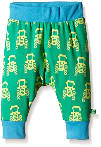 Fred's World by Green Cotton Baby-Jungen Tractor Funky Pants Hose, Grün (Green 016594201), 74 von Fred's World by Green Cotton