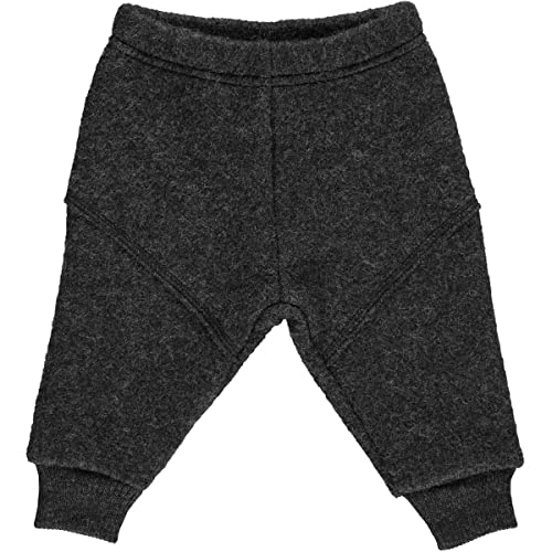 Fred's World by Green Cotton Baby - Jungen Wool Boiled Baby Casual Pants, Dark Grey Melange, 98 EU von Fred's World by Green Cotton