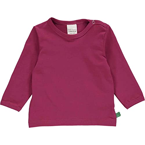 Fred's World by Green Cotton Baby - Mädchen Alfa L/S Baby T Shirt, Plum, 80 EU von Fred's World by Green Cotton