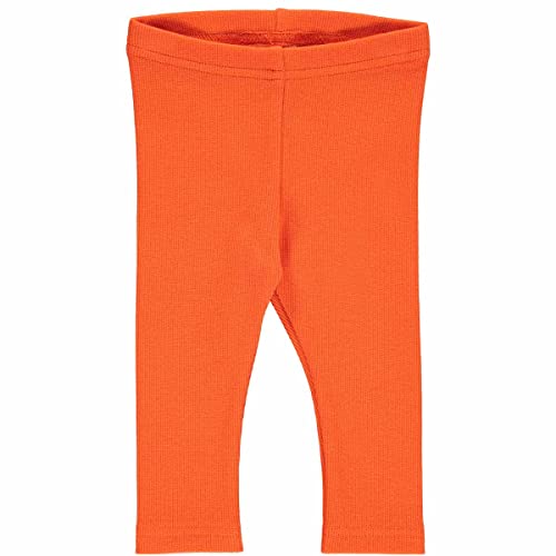 Fred's World by Green Cotton Baby - Mädchen Alfa Rib Baby Leggings, Mandarin, 86 EU von Fred's World by Green Cotton