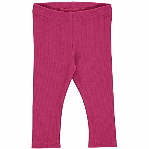 Fred's World by Green Cotton Baby - Mädchen Alfa Rib Baby Leggings, Plum, 80 EU von Fred's World by Green Cotton