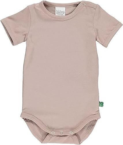 Fred's World by Green Cotton Baby - Mädchen Alfa S/S Body Baby and Toddler Sleepers, Rose Wood, 62 EU von Fred's World by Green Cotton