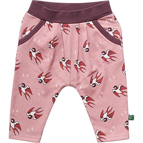 Fred's World by Green Cotton Baby-Mädchen Bird Pants Hose, Rosa (Fairy Rose 015161101), (Herstellergröße:68) von Fred's World by Green Cotton