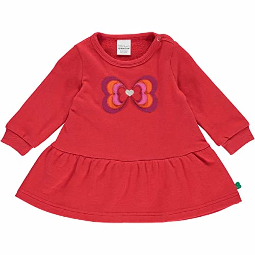 Fred's World by Green Cotton Baby - Mädchen Heart L/S Sweat Baby Casual Dress, Lollipop, 68 EU von Fred's World by Green Cotton