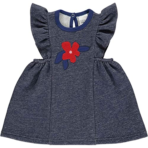 Fred's World by Green Cotton Baby - Mädchen Pow Frill Baby Casual Dress, Denim Navy, 92 EU von Fred's World by Green Cotton