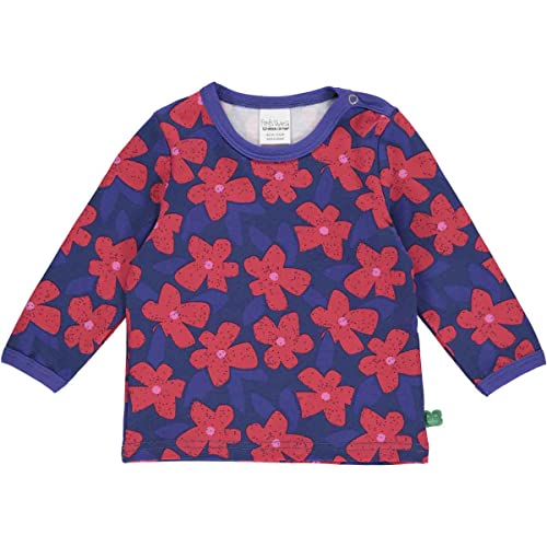 Fred's World by Green Cotton Baby - Mädchen Pow L/S Baby T Shirt, Energy Blue/Lollipop/Fuchsia/Deep Blue, 98 EU von Fred's World by Green Cotton