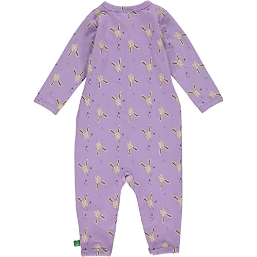 Fred's World by Green Cotton Baby - Mädchen Rabbit Bodysuit Baby and Toddler Sleepers, Orchid, 92 EU von Fred's World by Green Cotton