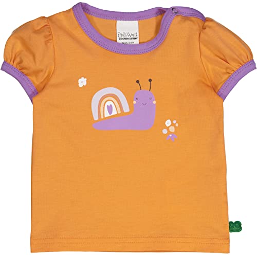 Fred's World by Green Cotton Baby - Mädchen Snail Puff S/S T-Shirt, Tangerine, 56 EU Fred's World by Green Cotton Baby - Mädchen Snail Puff S/S T-Shirt, Tangerine, 56 EU von Fred's World by Green Cotton
