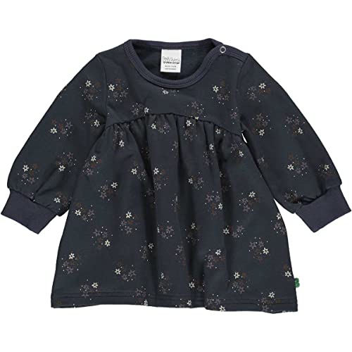 Fred's World by Green Cotton Baby - Mädchen Star L/S Baby Dress, Night Blue, 74 EU von Fred's World by Green Cotton