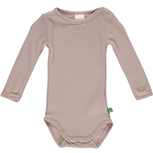 Fred's World by Green Cotton Baby - Mädchen Wool Body Baby and Toddler Sleepers, Rose Wood, 74 EU von Fred's World by Green Cotton