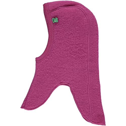 Fred's World by Green Cotton Baby - Mädchen Wool Fleece Baby Balaclava, Plum, 6 Monate EU von Fred's World by Green Cotton