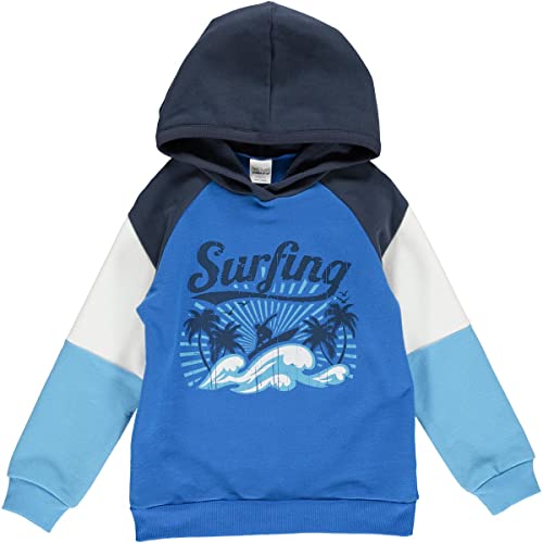 Fred's World by Green Cotton Boy's Sweat Surfing Hoodie Hooded Sweatshirt, Night Blue, 116 von Fred's World by Green Cotton