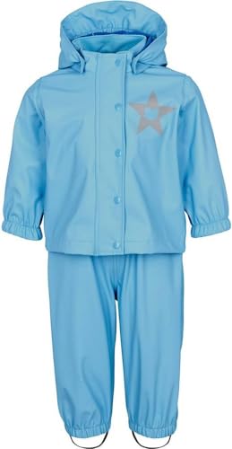 Fred's World by Green Cotton Boys Rainwear Set Baby Rain Jacket, Bunny Blue, 104 von Fred's World by Green Cotton