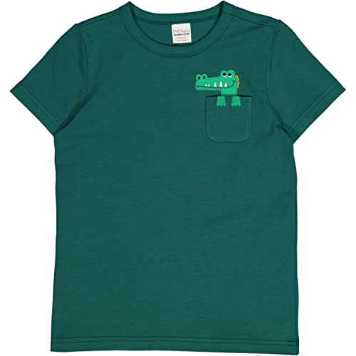 Fred's World by Green Cotton Jungen Croco Pocket S/S T-Shirt, Cucumber, 122 EU von Fred's World by Green Cotton