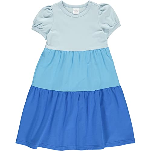 Fred's World by Green Cotton Girl's Alfa Layer Casual Dress, Light Blue, 110 von Fred's World by Green Cotton