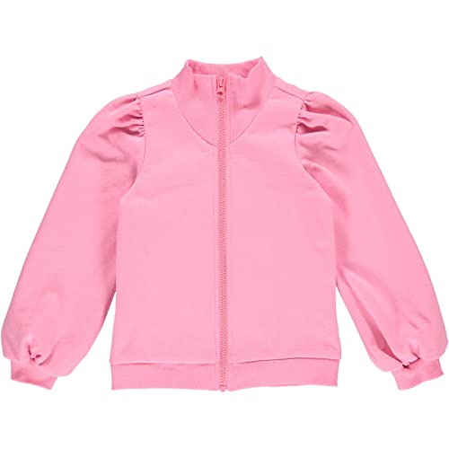 Fred's World by Green Cotton Girl's Puff Zip Jacket Cardigan Sweater, Pink, 128 von Fred's World by Green Cotton