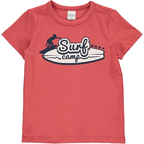 Fred's World by Green Cotton Girl's Surf Camp s/s T T-Shirt, Cranberry, 140 von Fred's World by Green Cotton