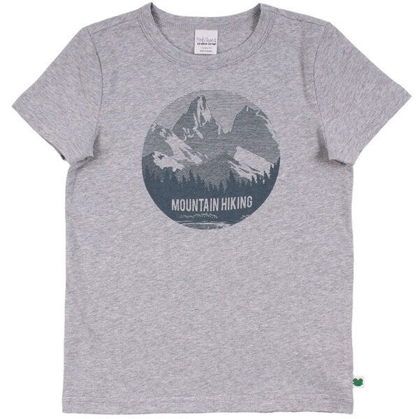 Fred's World by Green Cotton "Green Cotton" Streifen-T-Shirt grau-meliert Mountain von Fred's World by Green Cotton