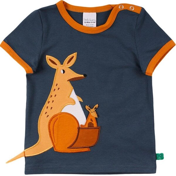 Fred's World by Green Cotton "Green Cotton" T-Shirt Kangaroo von Fred's World by Green Cotton