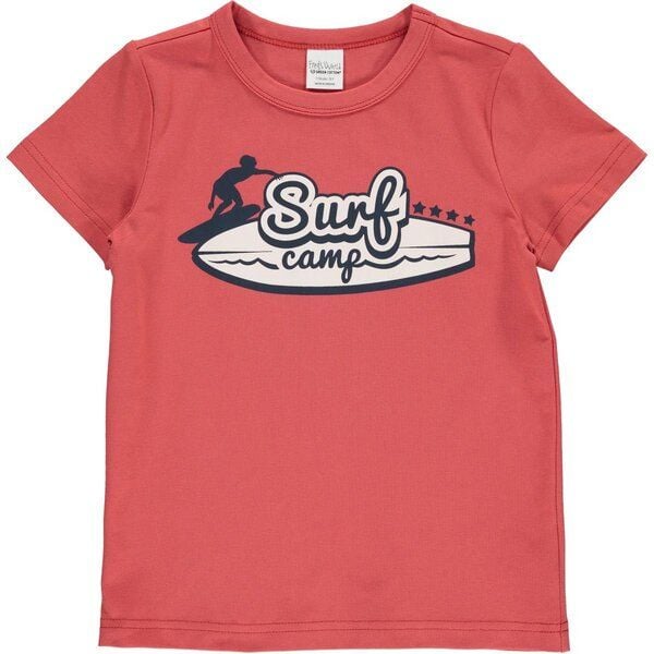 Fred's World by Green Cotton "Green Cotton" T-Shirt rot Surf von Fred's World by Green Cotton