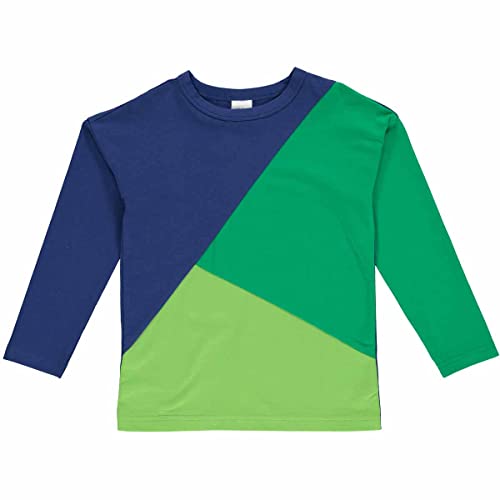 Fred's World by Green Cotton Jungen Alfa Point L/S T Shirt, Deep Blue, 128 EU von Fred's World by Green Cotton