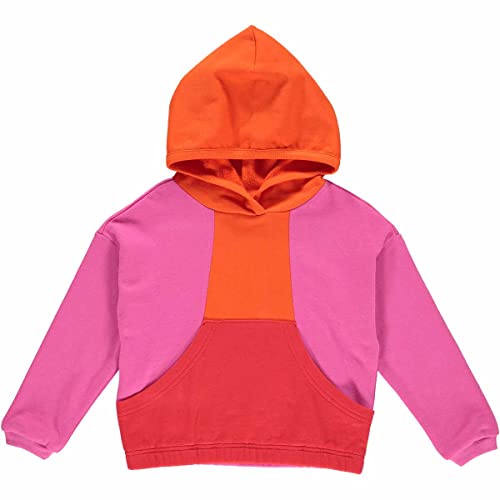 Fred's World by Green Cotton Jungen Block Hoodie Hooded Sweatshirt, Mandarin, 104 EU von Fred's World by Green Cotton