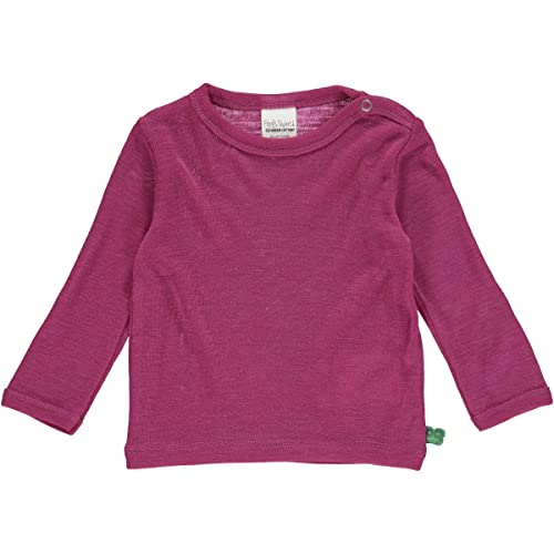 Fred's World by Green Cotton Jungen Wool T Shirt, Plum, 104 EU von Fred's World by Green Cotton