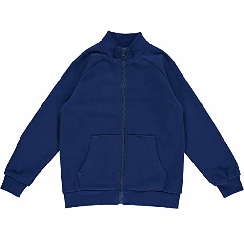 Fred's World by Green Cotton Jungen Zip Jacket Cardigan Sweater, Deep Blue, 104 EU von Fred's World by Green Cotton