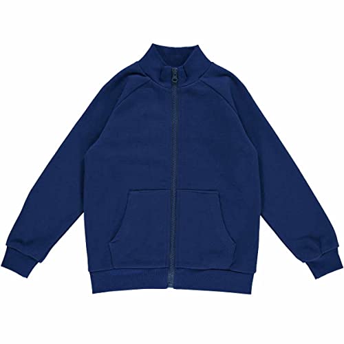Fred's World by Green Cotton Jungen Zip Jacket Cardigan Sweater, Deep Blue, 116 EU von Fred's World by Green Cotton