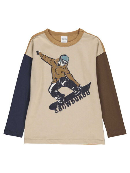 Fred's World by Green Cotton Kinder Langarm-Shirt Snowboard Bio-Baumwolle von Fred's World by Green Cotton