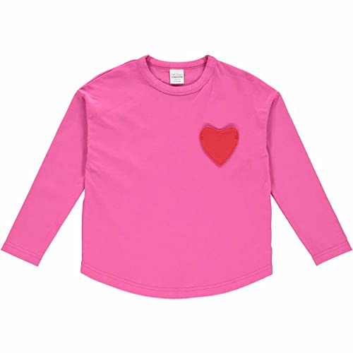 Fred's World by Green Cotton Mädchen Alfa Big L/S T Shirt, Fuchsia, 104 EU von Fred's World by Green Cotton