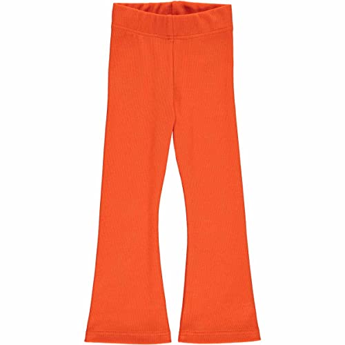 Fred's World by Green Cotton Mädchen Alfa Rib Flared Casual Pants, Mandarin, 110 EU von Fred's World by Green Cotton