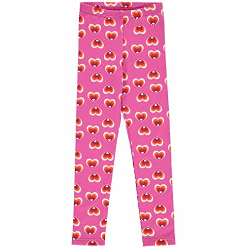 Fred's World by Green Cotton Mädchen Heart Leggings, Fuchsia/Mandarin/Lollipop/Plum, 104 Slim EU von Fred's World by Green Cotton