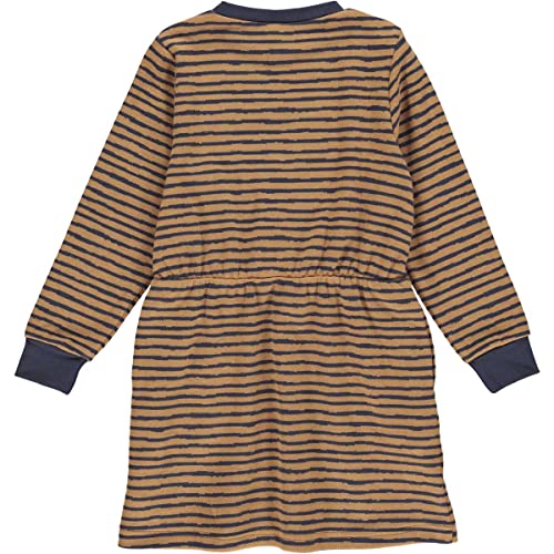 Fred's World by Green Cotton Mädchen Stripe L/S Dress, Night Blue, 98 EU von Fred's World by Green Cotton