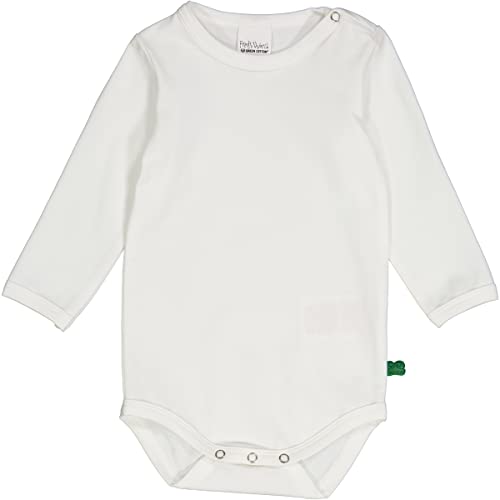 Fred's World by Green Cotton Unisex Alfa l/s Body Base Layer, White, 92 von Fred's World by Green Cotton