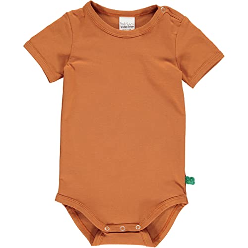 Fred's World by Green Cotton Unisex Baby Alfa s/s Body and Toddler Sleepers, Wood, 56 von Fred's World by Green Cotton