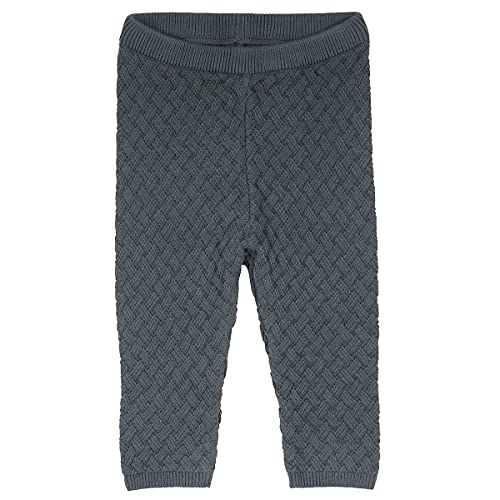 Fred's World by Green Cotton Unisex-Baby Knit Weave Pants, Stormy Blue, 68 von Fred's World by Green Cotton