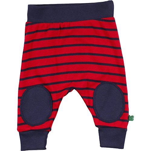 Fred's World by Green Cotton Unisex Baby Stripe Funky Pants Hose, Blau (Navy/Red 019800003), 74 von Fred's World by Green Cotton