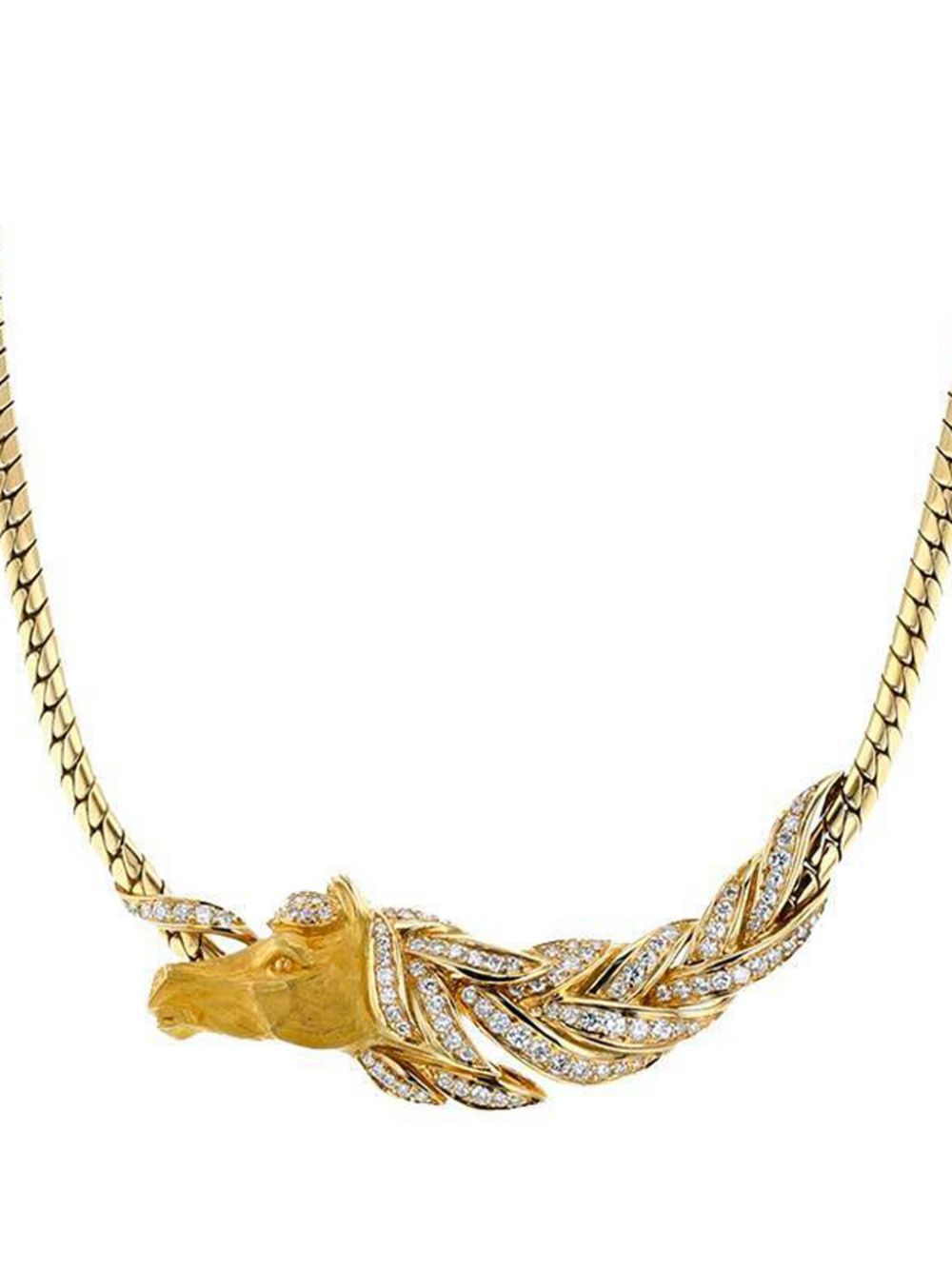 Fred Halskette mit Diamanten - Gold von Fred