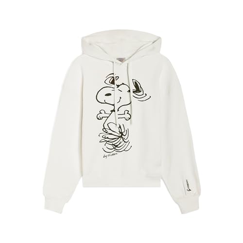 FREDDY - Damen-Sweatshirt mit Kapuze und Snoopy-Grafik, weiß, 36 von Freddy