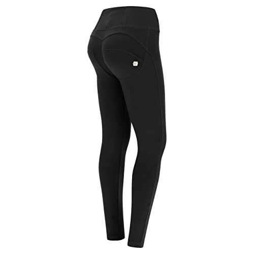 FREDDY - Push Up WR.up® Hohe Taille Superskinny aus Baumwolle, Schwarz , XS von Freddy