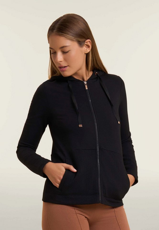 Freddy Kapuzensweatjacke ZIP Hoody Jacket mit Struktur von Freddy