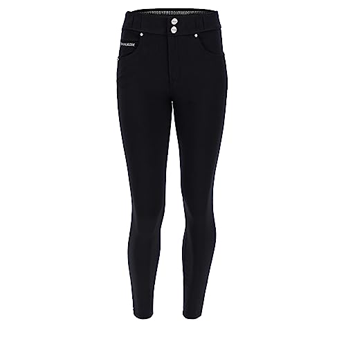 Freddy N.O.W.® 7/8 Mid Waist Skinny NOW5MC001 Damen Comfort Hose 5 echte Taschen (as3, Alpha, x_s, Regular, Regular, N) von Freddy