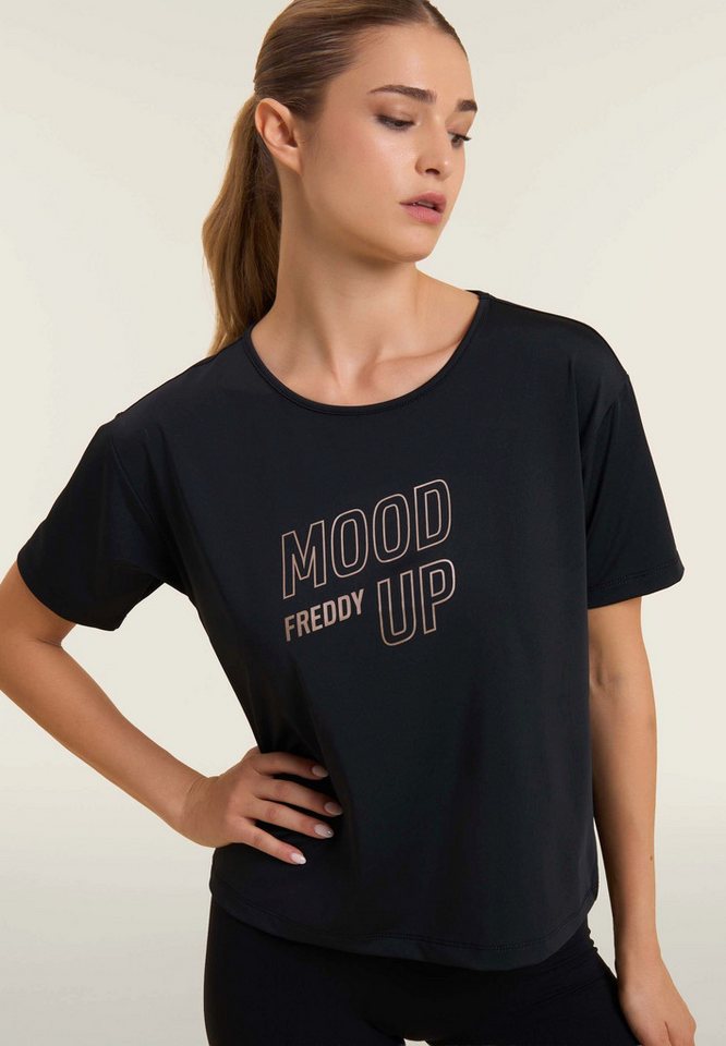 Freddy Rundhalsshirt Sportshirt mit Aufdruck von Freddy