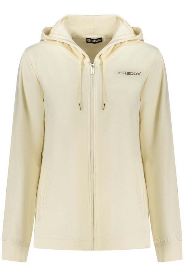 Freddy Sweatshirt Weißes Damen Langarm-Sweatshirt mit von Freddy