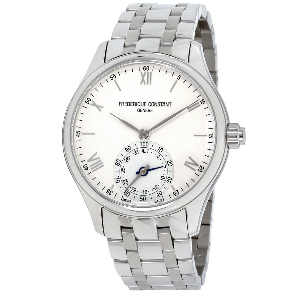 Frederic Constant Luxusuhr Stahluhr Silber FC-285S5B6B 42 mm für Männer von Frederic Constant